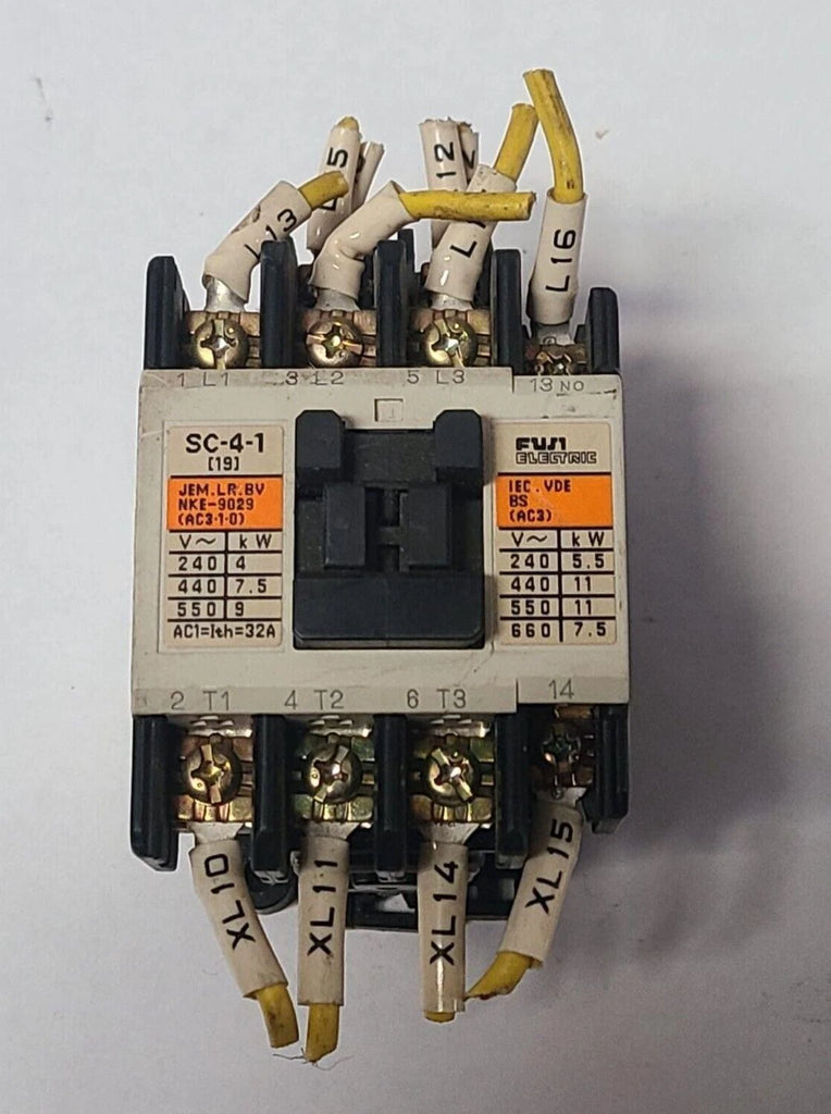 Fuji Electric SC-4-1 Contactor Max Ratings 10 HP