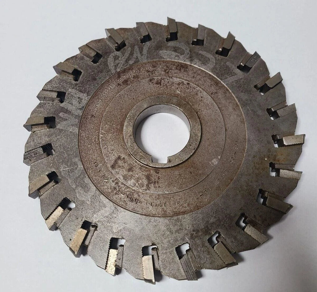 Goddard Indexable Mill Milling Cutter Carbide Inserts Blade 10” x 5/8” WA-1010