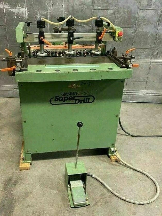 Dowel Drilling Machine GANNER 300 Multi-Spindle Gannomat Super Drill 19 Drills