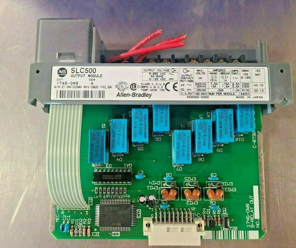 Allen Bradley 1746-OW8 SER A SLC 500 PLC Analog Ouput Module