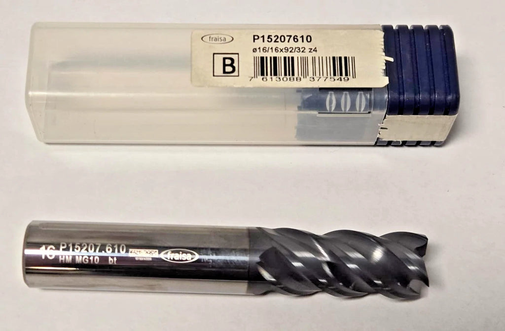 Fraisa Tool P15207610 16 mm Brand New Solid Carbide End Mill 4 Flute