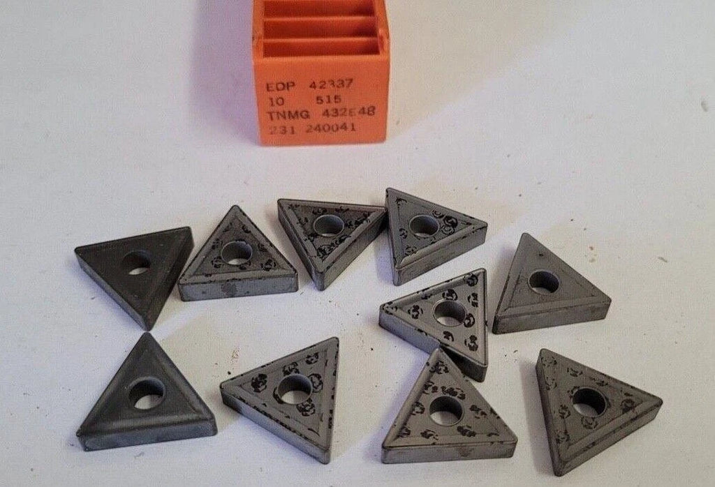 10 Pcs Carboloy Systems TNMG 432E 48 Grade 515 Carbide Inserts New Tool