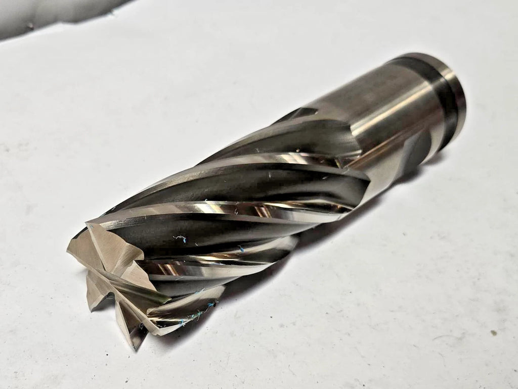 Niagara Cutter End Mill HSS 79343 HSCO 6 Flute M-42 CC Combo Shank USA New 2"