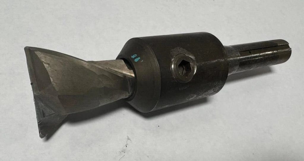 R8 Bridgeport Mill Lathe Tool Holder 1" Endmill Included HSS 2 Flute Cutter