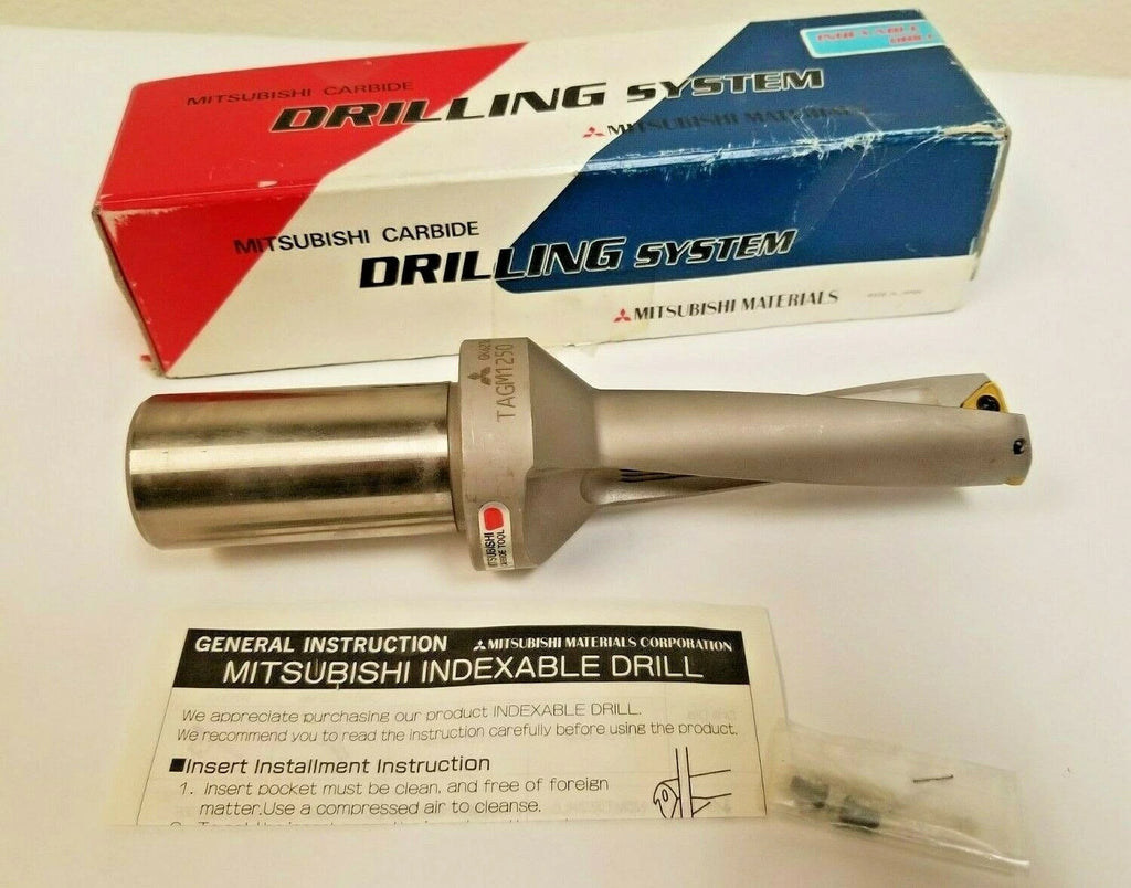 MITSUBISHI Carbide Tool Indexable Drill TAGM1250 GK6236 Hole Making Coolant New