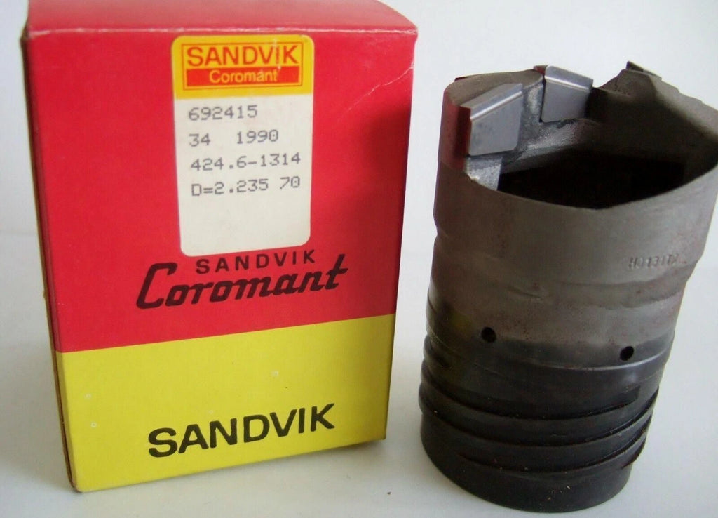 SANDVIK Coromant Carbide Ejector Deep Hole Drill 2.235 Diameter 424.6-1314 New