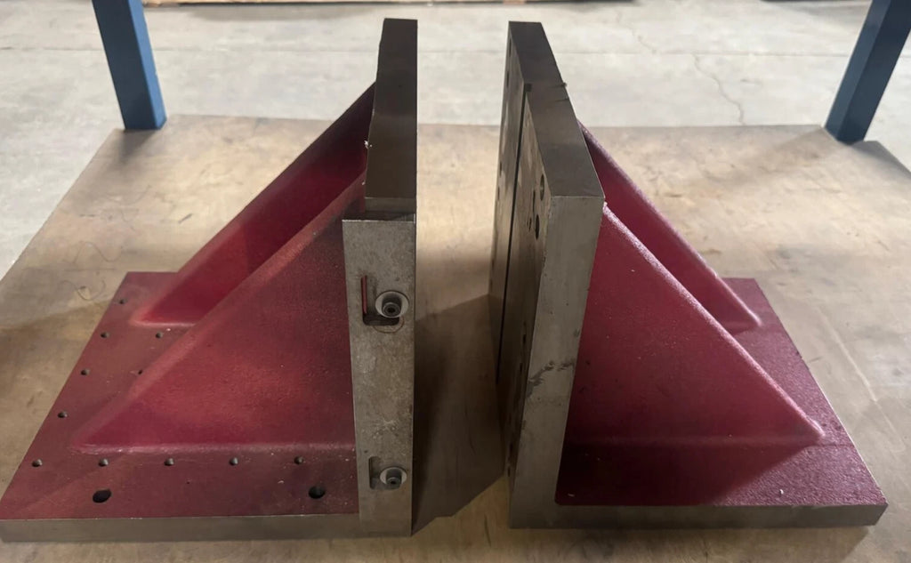 Lot of 2 Pcs Pair Suburban Tool PAW 121212 G Angle Block 12" x 12" x 12" Milled
