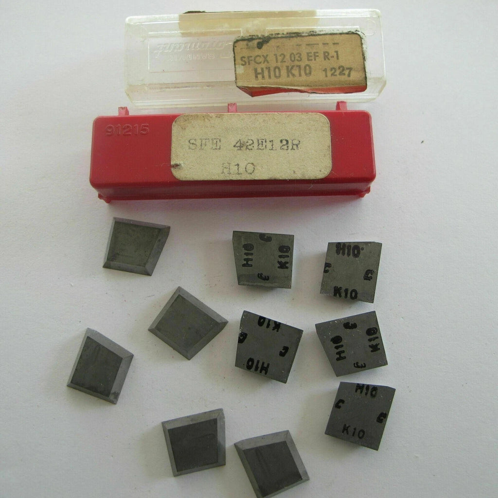 SANDVIK COROMANT SFCX 12 03 EF R1 H10 K10 1277 Lathe mill Carbide Inserts