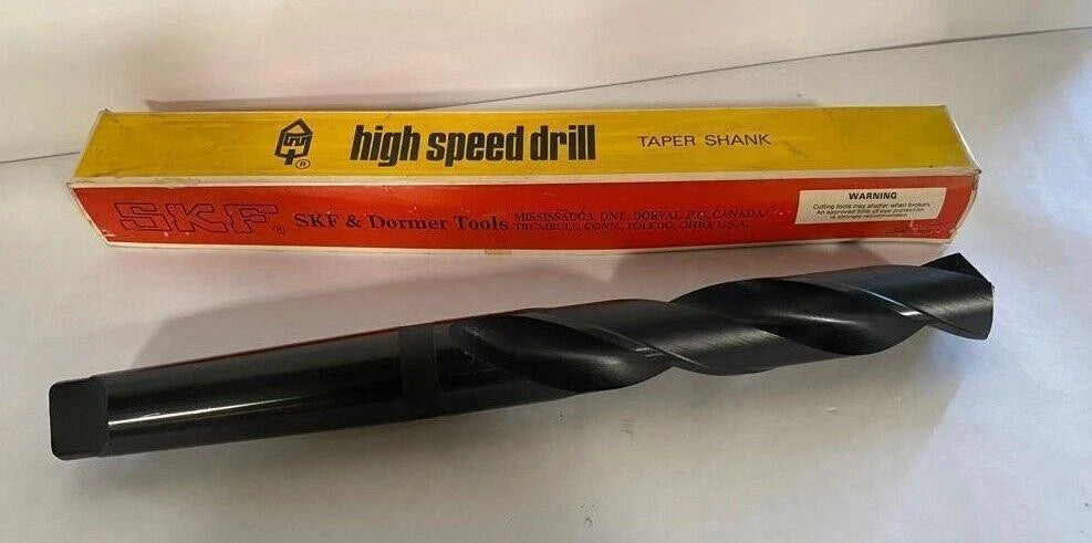 SKF Dormer 1-25/32" High Speed Steel Taper Shank Drill Bit HSS Lathe New MT5