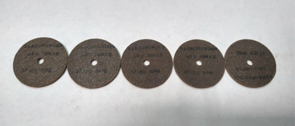 2x1/16x1/4 Abrasive Cut Off Wheel Carborundum A80 IBMX5 27120 RPM Lot of 5