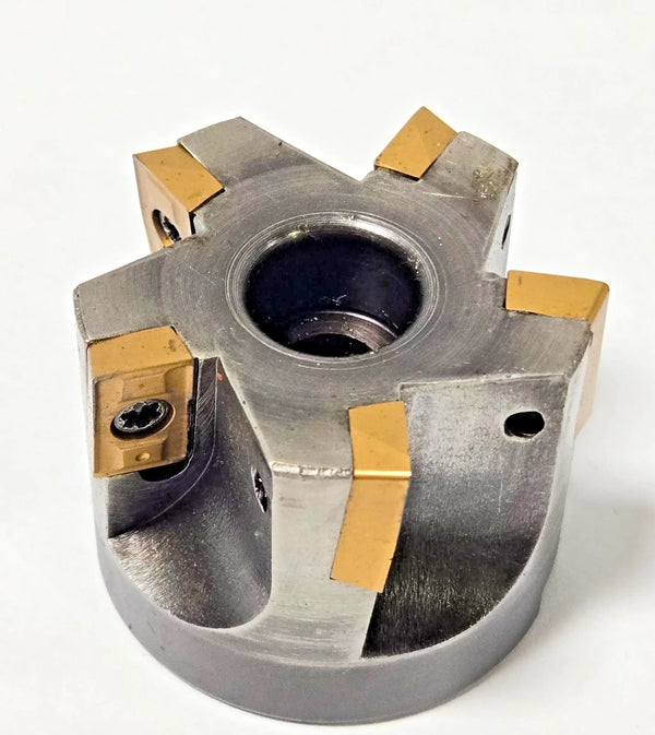 Teledyne Face Mill FSM-2PN-0 2" indexable Milling Cutter Carbide Inserts