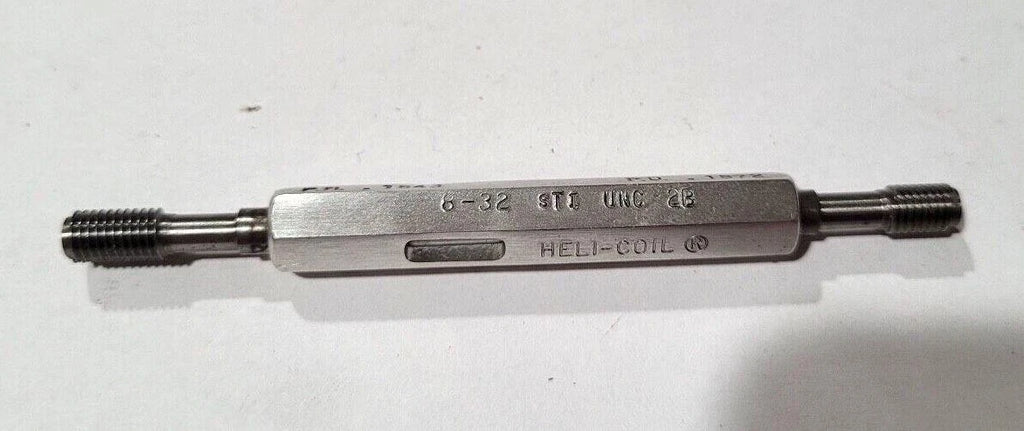 8-32 STI UNC-2B GO & NO GO Thread Plug Gages GO P.D. .1843 & NOGO P.D. .1872