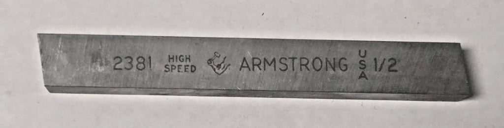 Armstrong USA 1/2 x 4 Lathe Cutting HSS Blank Tool Bit High Speed Steel 2381