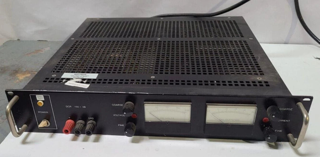 Sorensen DCR150-3B DCR 150 3B Power Supply 0-150V Raytheon Company