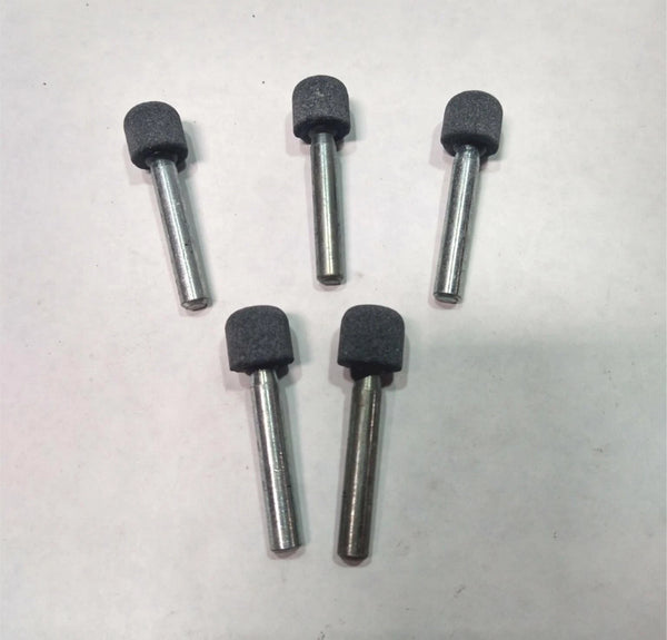 9/16x1/2/x1/4 Abrasive Stone Ball Cylindrical Mount Grinding B90 P60 USA 5Pcs