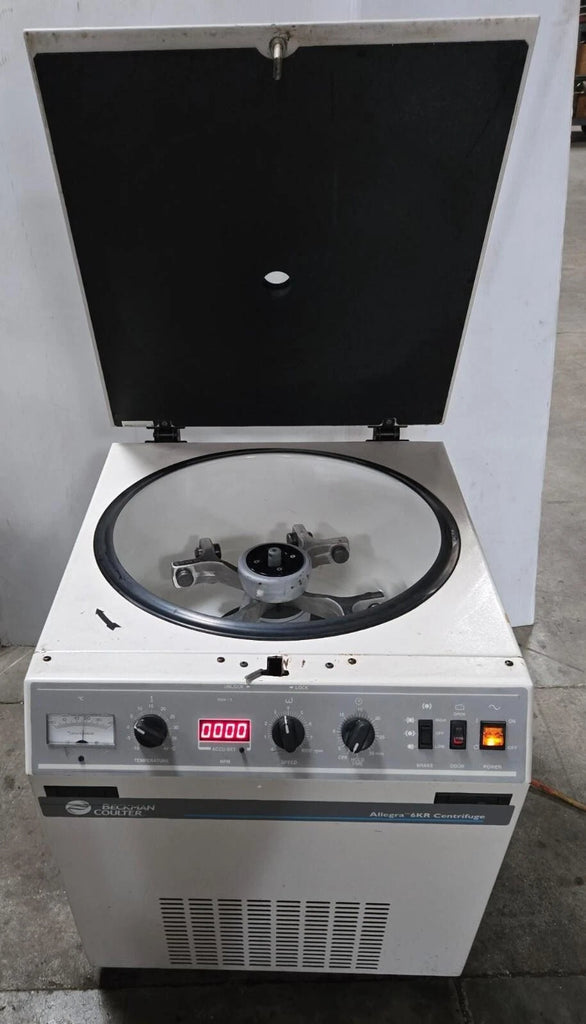 BECKMAN COULTER CENTRIFUGE MODEL ALLEGRA 6KR W/ ROTOR