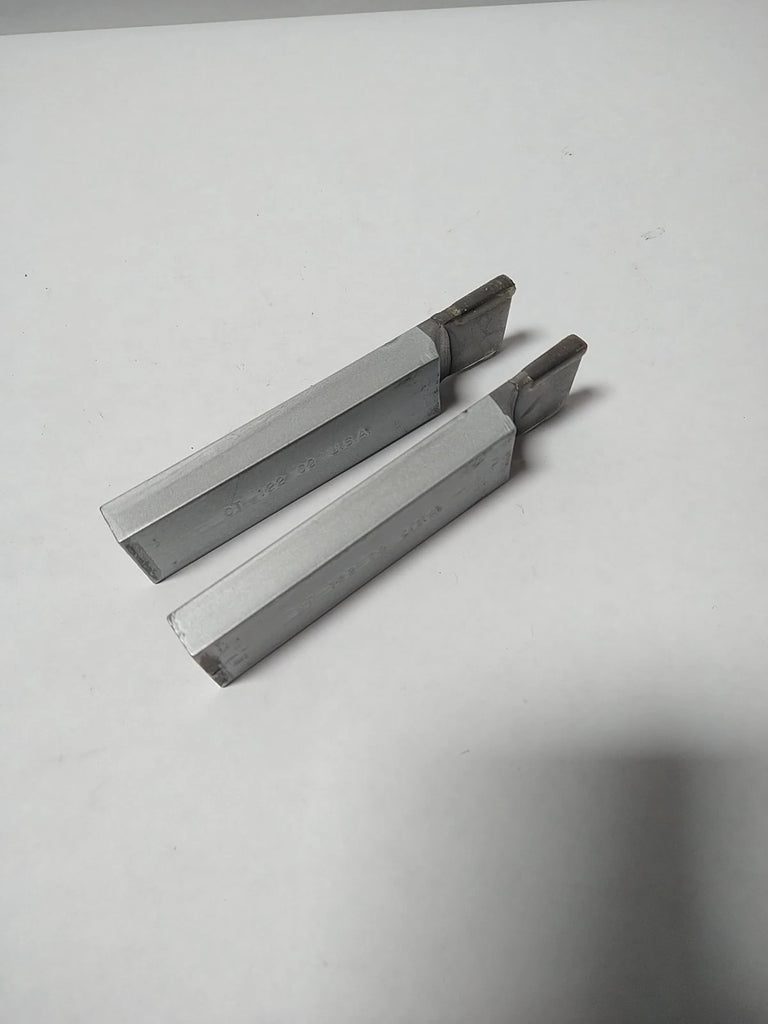 Brazed Tipped Carbide Lathe Tool Bit 1" x 1/2" CT 122 C2 USA Made Lot of 2