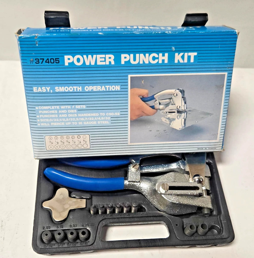 Power Punch Kit Hand Held Sheet Metal Hole
