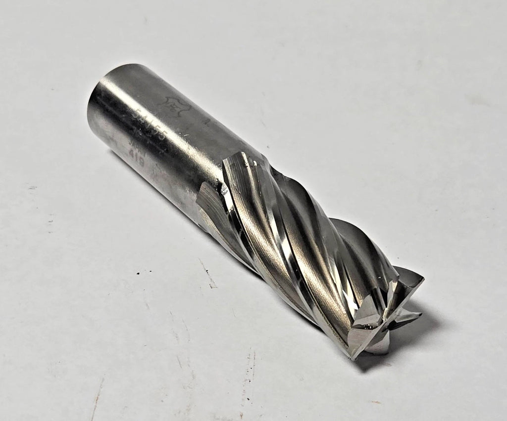 OSG 1" End Mill High Speed Steel HSS 54155 419 Japan 4.5" OAL 6 Flutes