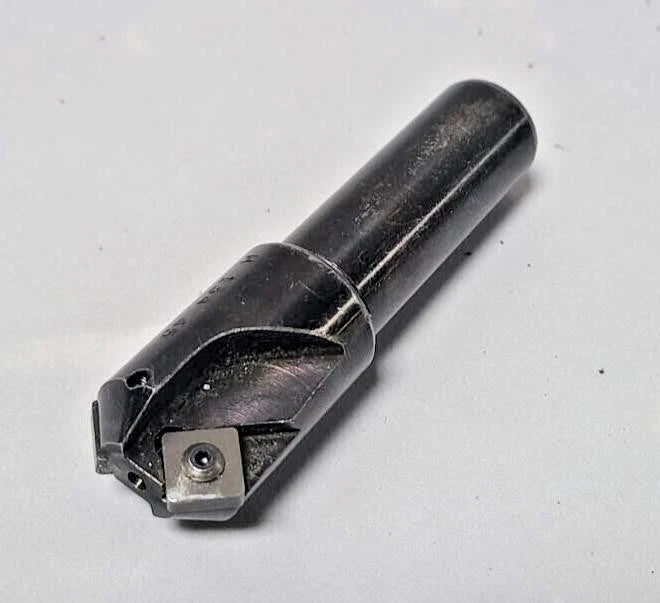 ROUSE 1" DIA INDEXABLE END MILL H-134-45 3/4 SHANK 2 FL Carbide INSERTS