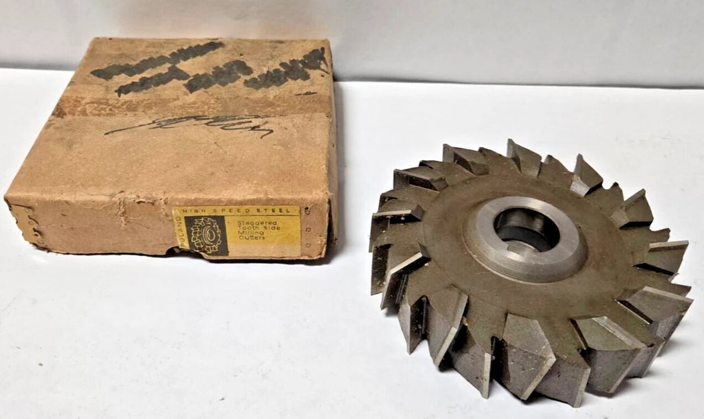 6"x1-1/2" HIGH SPEED STEEL Staggered Tooth Side Milling Cutter Poland HSS