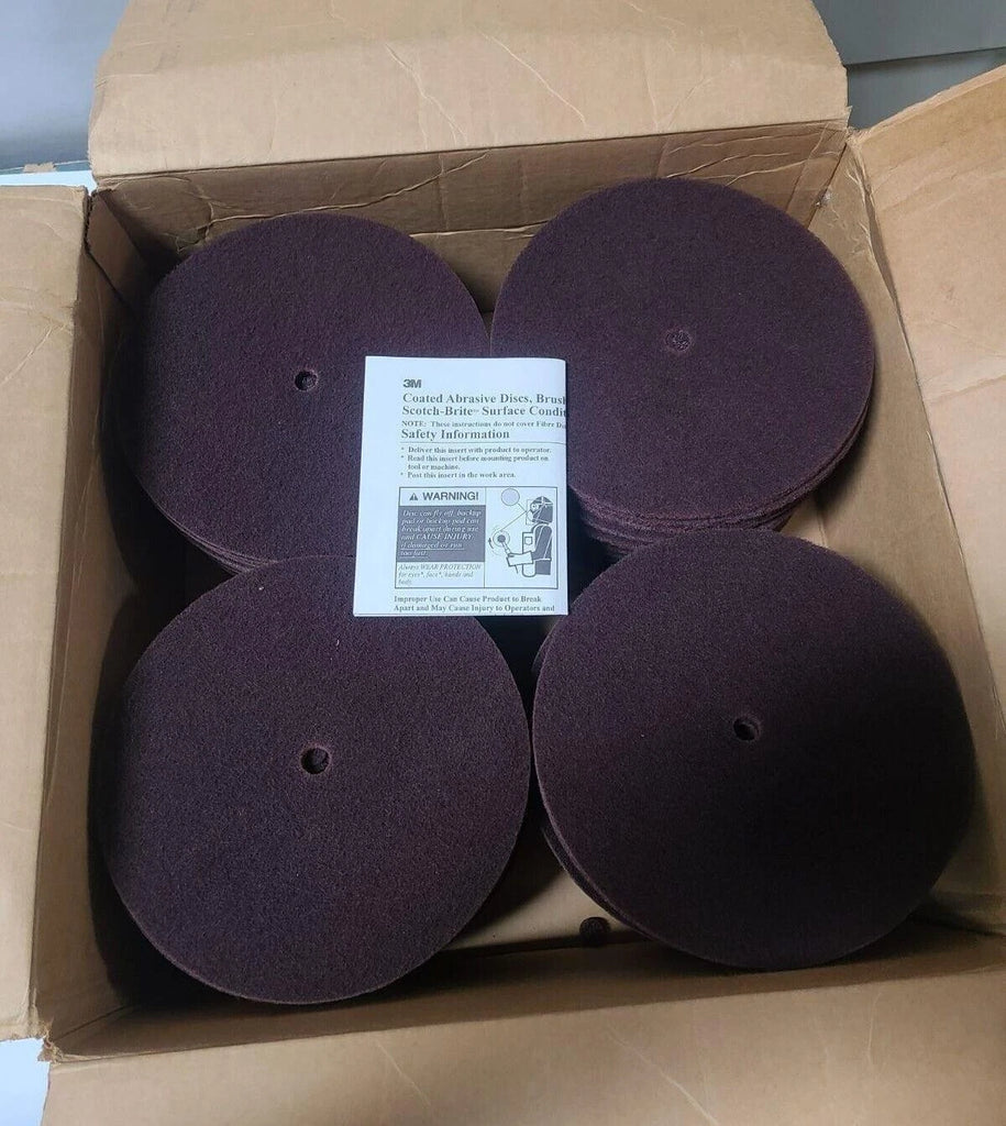 3M Scotch-Brite Clean Finish Disc 8" x 1/2" A VFN 048011 09039 49 Pcs