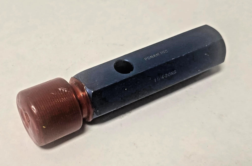 Ponam 1-1/4 2ONS Gauge BORE RING GO 1.2175 Thread Plug Gage