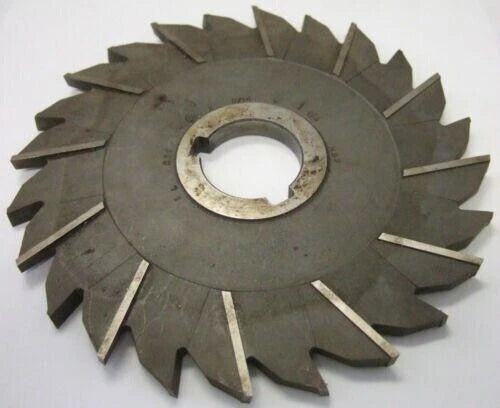 HSS High Speed Steel Staggered Tooth Side Mill Milling Cutter 6" x 5/16" Slot