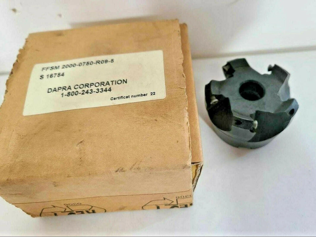 DAPRA INDEXABLE FACEMILL FFSM2000-0750-R09-5