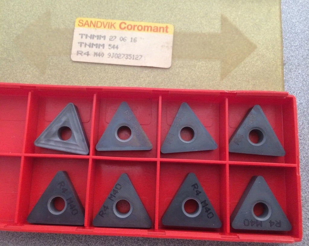 SANDVIK Coromant TNMM 544 R4 M40 27 06 16 Lathe Carbide Inserts 8 Pcs New Tools