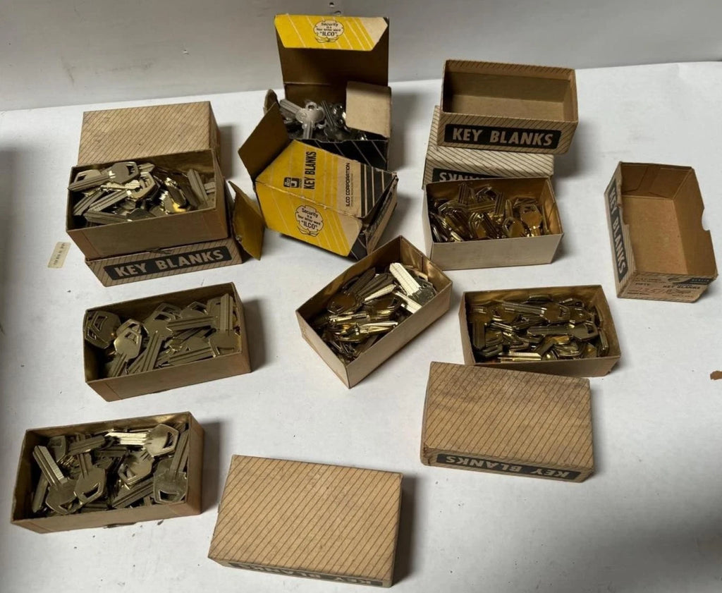 Large Lot of Key blank Corbin Russwin USA ilco Silver Nickel