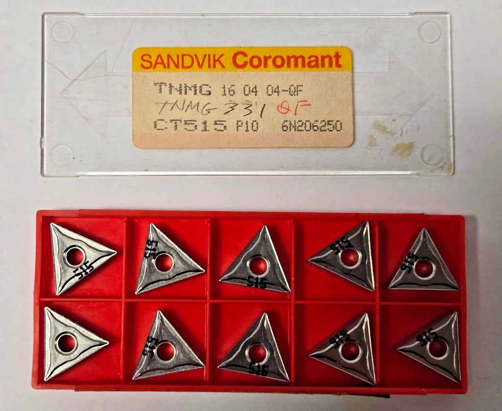 SANDVIK Coromant TNMG 331 QF 16 04 04-QF CT515 P10 Lathe Carbide Inserts Turning