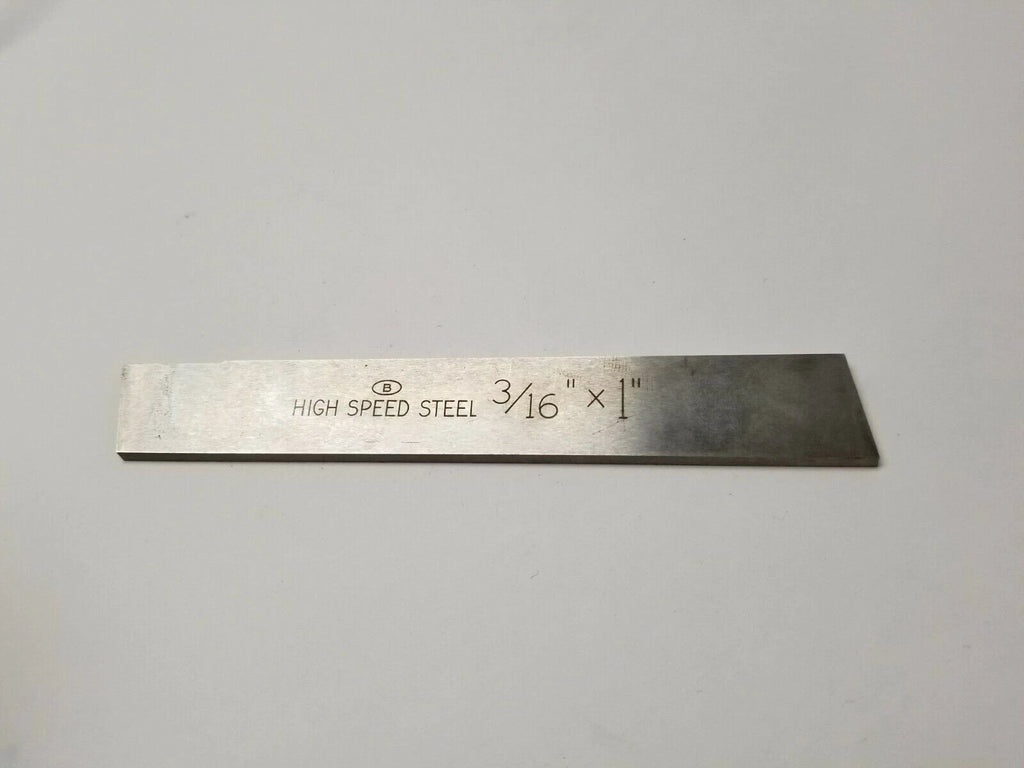 3/16 x 1" x 6-1/2" Lathe Tool Cutting HSS Bit Blank Besly USA High Speed