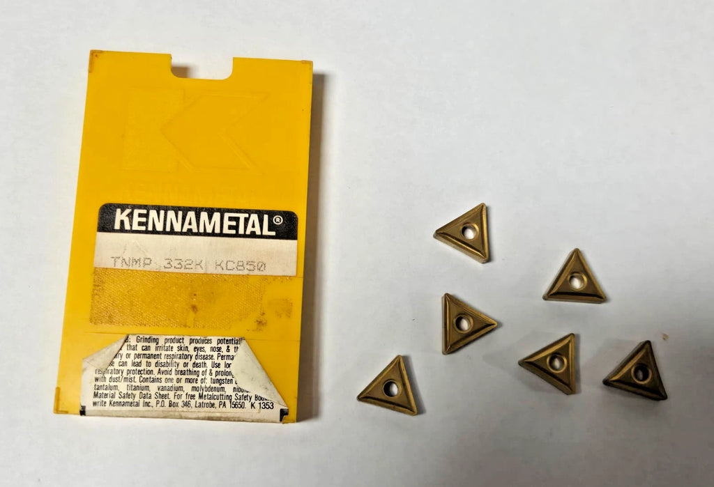 Kennametal TNMP 332K KC850 Lathe Carbide Inserts 6 Pcs New