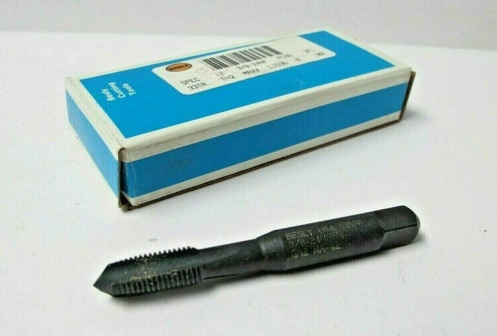 1 Besly Tap 3/8 - 24 NF HSSE GH2 3 Flute Brand New Made in USA