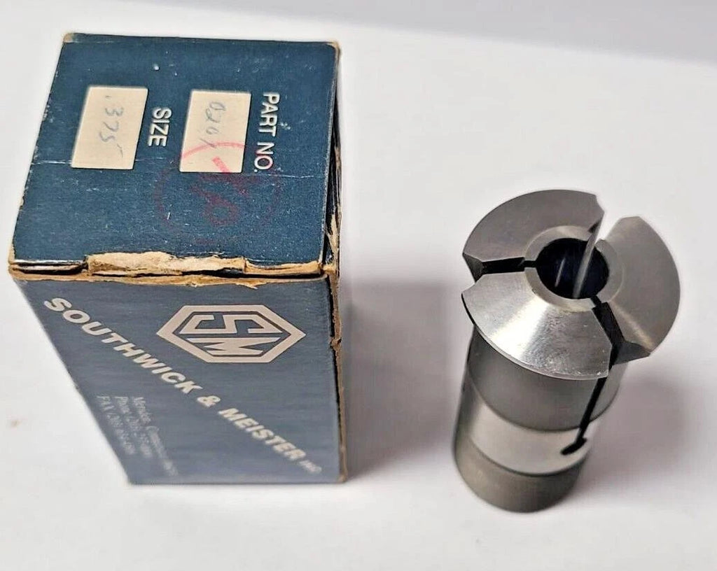 0201 .375 Extended Nose Machine Collet Southwick & Miester S&M