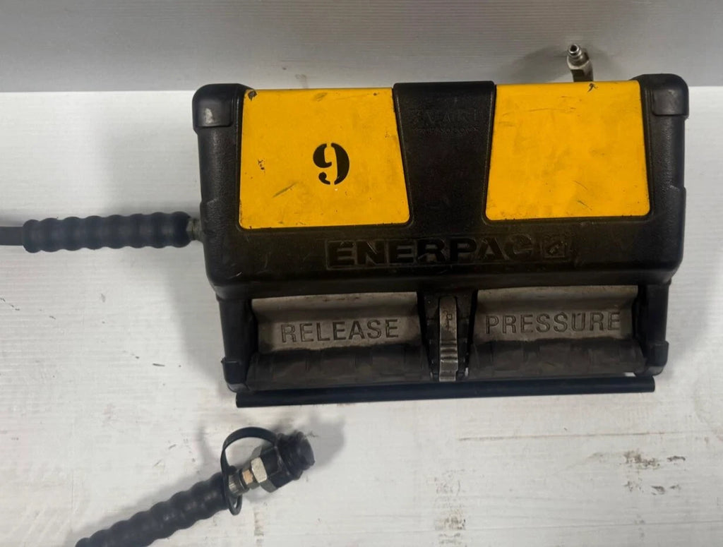 Enerpac Hydraulic Shop Press Pneumatic Foot Pump XA12 Air Driven For Parts