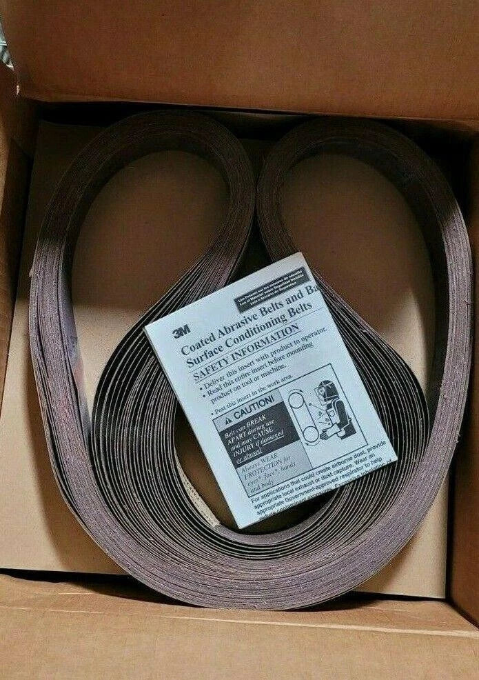 3M 241D 1 1/2" x 60 Three M ite RB Cloth Belts 26431 Grit P180X Qty 50 Brand New