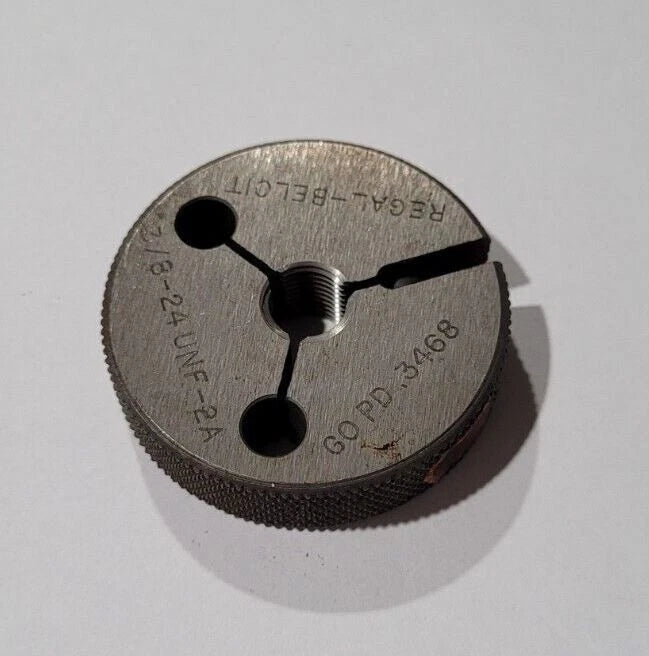 3/8-24 UNF-2A GO Thread Ring Gage P.D. .3468 REGAL-BELOIT