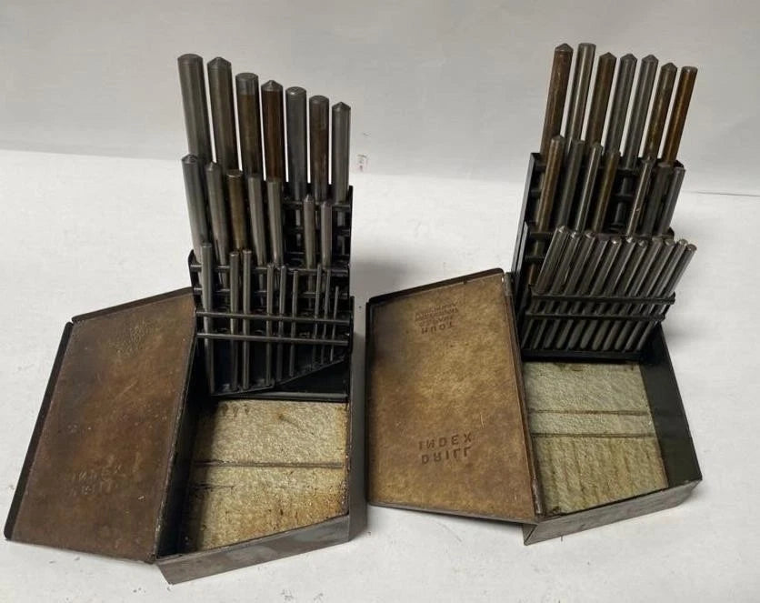 HSS 48pc Drill Blank Sets in 2 Huot Blanks Index Boxes