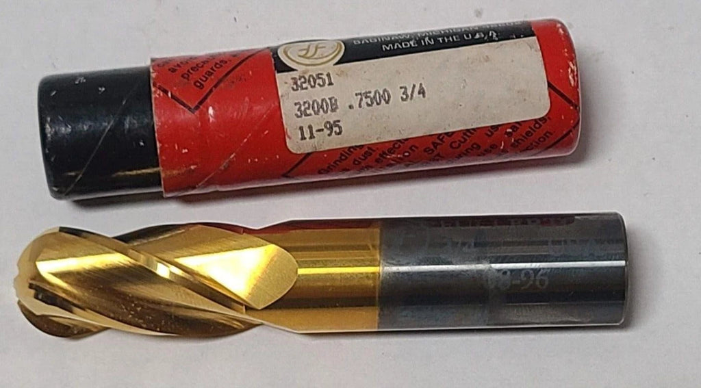 New Fullerton Tool Solid Carbide 3/4 End Mill 4 Flutes USA