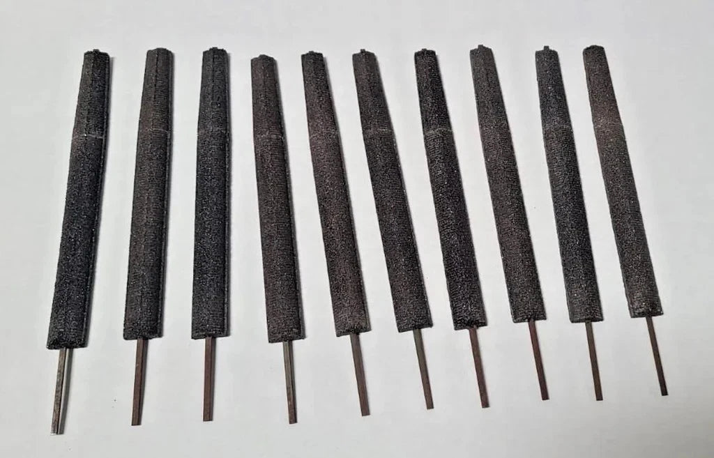 Lot of 10 Bay State Sterling USA File 1/2 x 1 x 10 Abrasive Stone C24S4BA2