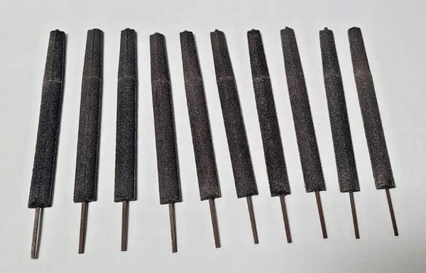 Lot of 10 Bay State Sterling USA File 1/2 x 1 x 10 Abrasive Stone C24S4BA2
