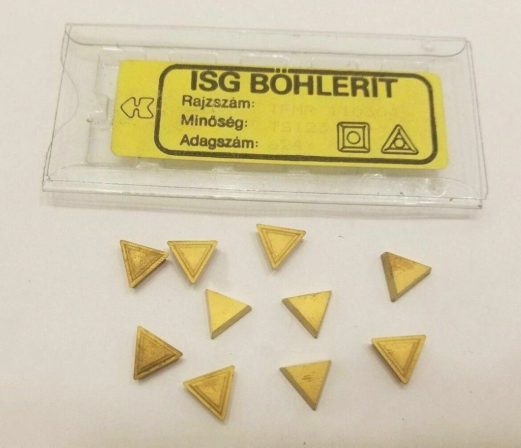 10 Pcs ISG BOHLERIT TFMR 110304 TS123 624 Lathe Mill Carbide Inserts Tools