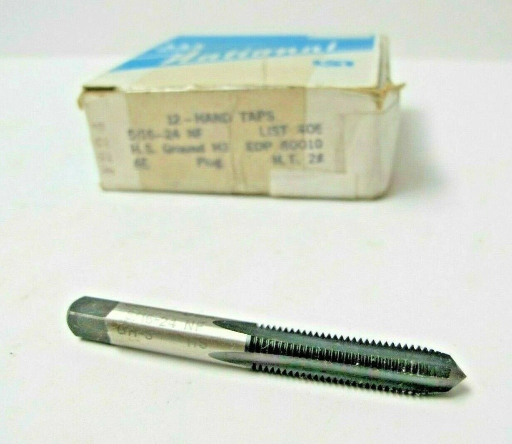1 NATIONAL Hand Tap 5/16 - 24 NF 4 Flutes GH3 HS PLUG Brand New Made in USA