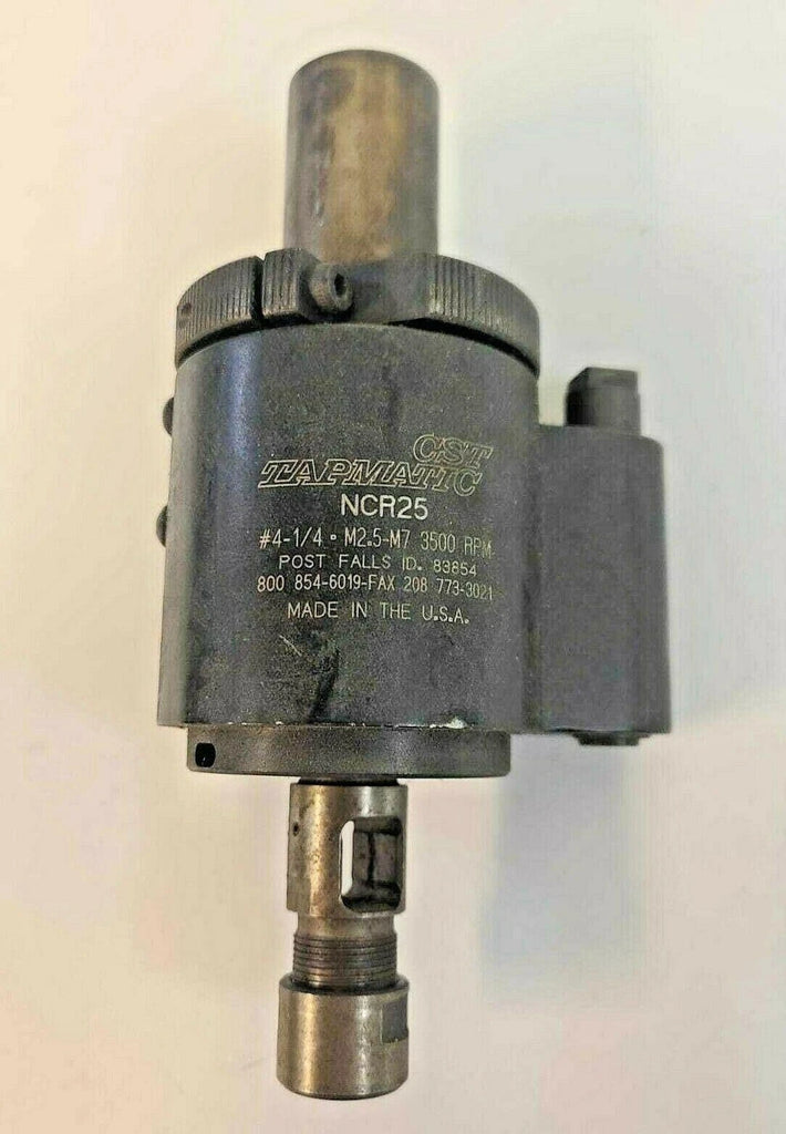 CST Tapmatic NCR25 Tapping Head Attachment #4-1/4 M2.5-M7 3500 RPM