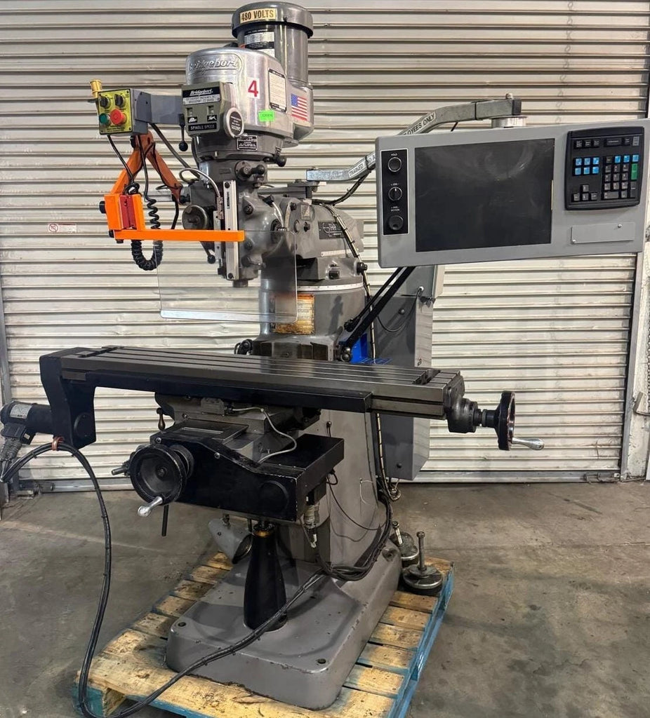 Bridgeport Vertical Mill Milling Machine EZ TRAK DX CNC 2 HP Variable Speed Nice