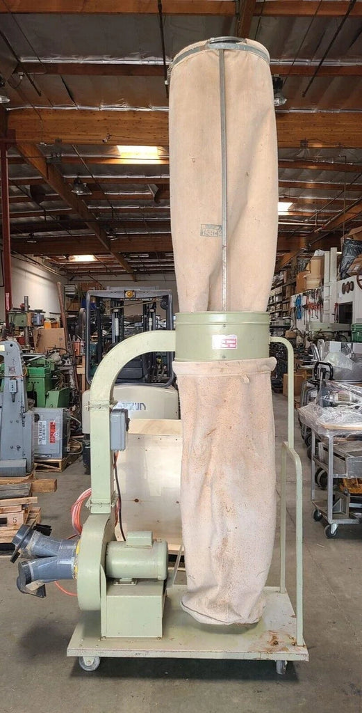 KRAEMER KTM S2 Portable Dust Collector 2 HP Baldor Motor 1 Phase Wood Working
