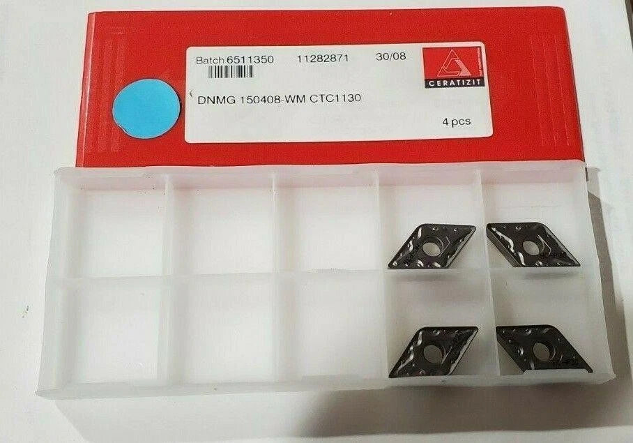 CERATIZIT DNMG 150408-WM ISO-HC P30K25 CTC1130 4 PCS NEW