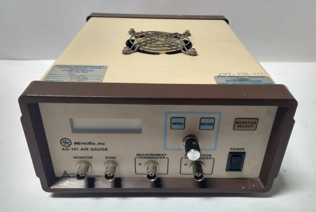 MetroTek AG -101 Air Gauge Transducer Measurement Unit w/ Alarm & I/O Ports